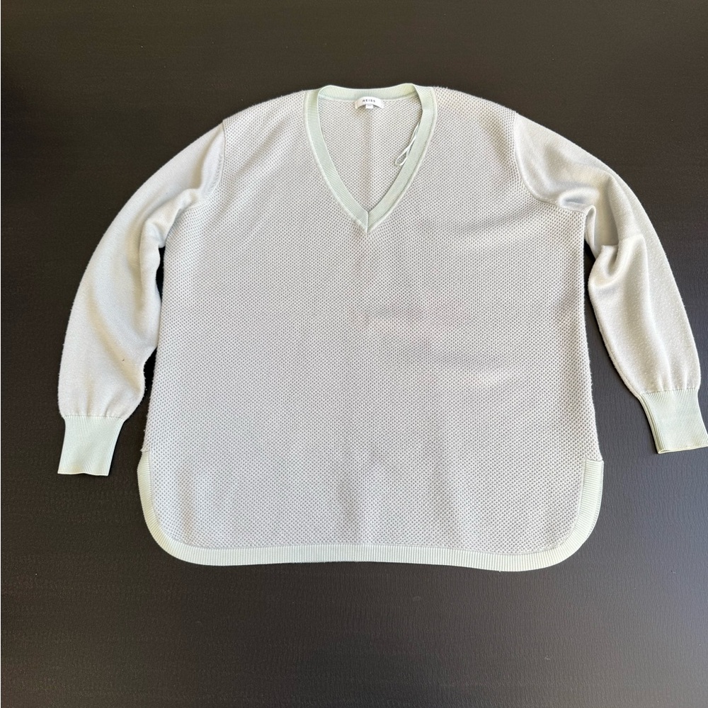 Reiss Mint V-Neck Knit